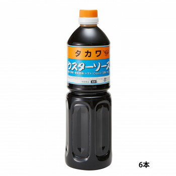 【ポイント20倍】和泉食品　タカワウスターソース　1000ml(6本)