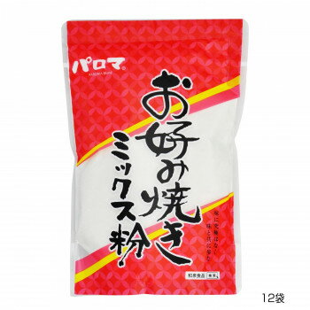 【クーポン配布中】和泉食品　パロマお好み焼きミックス粉(山芋入り)　500g(12袋)