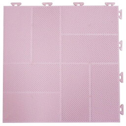 【ポイント20倍】みずわ工業 日本製 抗菌 ステアータイル ピンク 16枚
