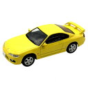 【クーポン配布中&マラソン対象】DIECAST MASTERS 日産 シルビア S15 イエロー 左ハンドル 1/64スケール DCDM64010