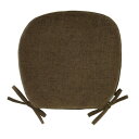【マラソンでP最大47倍】川島織物セルコン filo decor ジャイアント ダイニングシートクッション 45×43Vcm LN1311 BR ブラウン