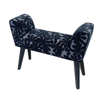 【クーポン配布中】かわ畑 モダンテイスト スツール ベンチ S 椅子 花柄 1612STC002