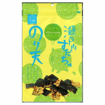 海苔の風味とすきっとした徳島すだちの酸味があとひく美味しさです。サクサク軽い食感に揚げています。内容量60gサイズ個装サイズ：40×57×30cm重量個装重量：5120g仕様賞味期間：製造日より180日生産国日本原材料名称：海藻類加工品小麦...