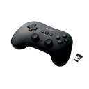 【ポイント20倍】エレコム 小型軽量ワイヤレスゲームパッド JC-U3912TBK(2)