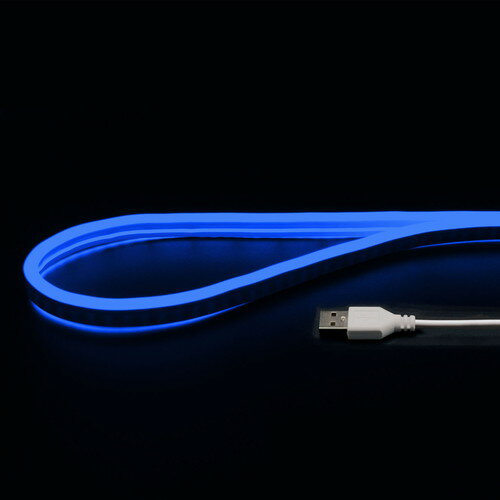 【クーポン配布中】日本トラストテクノロジー USBネオンチューブライト 2m ブルー NEONLT2M-BL 2
