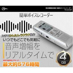 【ポイント20倍】ベセトジャパン ICレコーダー VR-240AMP