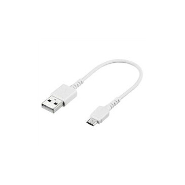 BUFFALO バッファロー BSMPCMB101WH USB2.0ケーブル(Type-A to microB) ホワイト 0.1m