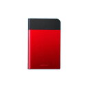 【クーポン配布中】BUFFALO バッファロー ICカード対応MILスペック 耐衝撃ボディー防雨防塵ポータブルHDD レッド 1TB HD-PZN1.0U3-R HD-PZN1.0U3R(2)