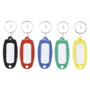 【ポイント20倍】(まとめ) キーホルダー付名札 キーホルダー付名札 プラスチック製 黒 マーキータンショククロ 4953759000127 1個【×200セッ...