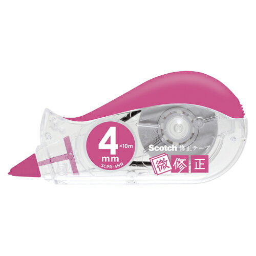 【ポイント20倍】（まとめ） 修正テープ スリーエム スコッチ［R］修正テープ ピンク SCPD-4NN 4548623..