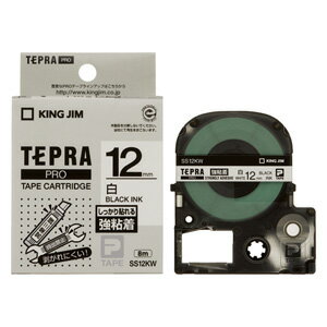 【クーポン配布中】(まとめ) テプラテープ キングジム 「テプラ」PRO SRシリーズ専用テープカートリッジ SS12KW 4971660756759 ●12mm幅 1個【×10セット】 【クーポン配布中】(まとめ) テプラテープ キングジム 「テプラ」PRO SRシリーズ専用テープカートリッジ SS12KW 4971660756759 ●12mm幅 1個【×10セット】