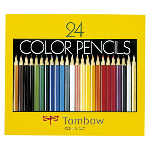 【クーポン配布中】（まとめ） 色鉛筆 トンボ鉛筆 色鉛筆 CQ-NA24C 4901991016338 ●仕様：24色／紙箱入 1個【×6セット】