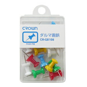 【クーポン配布中&ブラックフライデー対象】(まとめ) 画鋲 クラウン 画鋲 イロコミ CR-GB108-X 4953349059078 1個【×80セット】