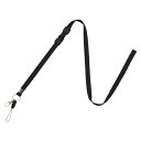 【ポイント20倍】(まとめ) 名札用ストラップ オープン ストラップ(ロングタイプ) ブラック NB-208-BK 4970115558832 1本【×20セッ...