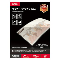 【ポイント20倍】（まとめ） パウチフィルム アコ・ブランズ GBCラミネートパウチフィルム YP20PA4Z 4995364220958 ●規格：A4判 1個【×10セット】