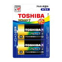 【マラソンでP最大47倍】(まとめ) アルカリ乾電池 東芝 アルカリ乾電池アルカリ1 LR20AN 2BP 4904530027215 ●形式:単1形(1.5V...