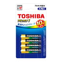 【マラソンでP最大47倍】(まとめ) アルカリ乾電池 東芝 アルカリ乾電池アルカリ1 LR03AN 4BP 4904530027529 ●形式:単4形(1.5V...