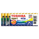 【マラソンでP最大47倍】(まとめ) アルカリ乾電池 東芝 アルカリ乾電池アルカリ1 LR03AN 12MP 4904530027550 ●形式:単4形(1.5...