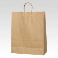 【ポイント20倍】（まとめ） 手提袋 シモジマ HEIKO　手提紙袋 クラフト 003282410 4901755353945 ●外寸：縦500×横380×マチ150mm 1袋【×4セット】