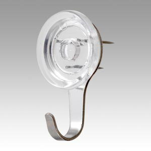 【クーポン配布中&ブラックフライデー対象】(まとめ) ピンフック 大一鋼業 スリーピンフッククリア クリア スリーピンフック 4953759010003 1個【...