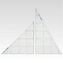 【マラソンでP最大47倍】(まとめ) 三角定規 クラウン 方眼三角定規(ノングレアタイプ) CR-HR300 4953349070769 ●規格:30cm型●厚...