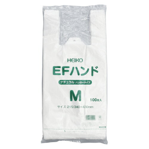 【ポイント20倍】(まとめ) レジ袋 シモジマ HEIKO EFハンド 006645923 4901755259100 ●寸法:縦430×横215×マチ125m...