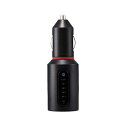 【ポイント20倍】エレコム FMトランスミッター Bluetooth USB2ポート付 2.4A おまかせ充電 4チャンネル ブラック LAT-FMBT03BK