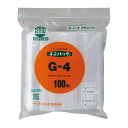【クーポン配布中&マラソン対象】(まとめ)事務用品 マネー関連品・店舗用品 ジッパー付きポリ袋 その他 ユニパック G−4 100枚 0066500...