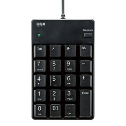 【クーポン配布中】(まとめ）PC関連用品 PC周辺用品 テンキー サンワサプライ USBテンキー NT-17UBKN ブラック 4969887692875 1個【×5セット】