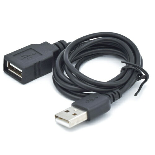 【ポイント20倍】日本トラストテクノロジー 充電・通信USB延長ケーブル 1m (ブラック) JSC-014BK