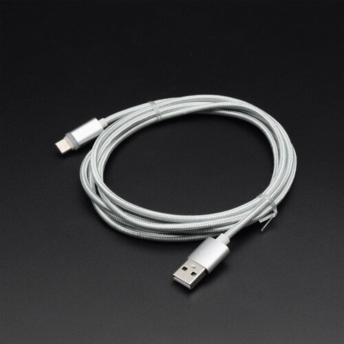 【クーポン配布中&スーパーSALE対象】日本トラストテクノロジー Type-C充電おしらせケーブル 2m シルバー JTINDTC-2M-SV