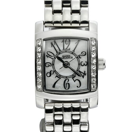 【ポイント20倍】GRANDEUR ELAGANCE グランドールエレガンス レディースメタルウォッチ　スワロフスキー ESL048W1