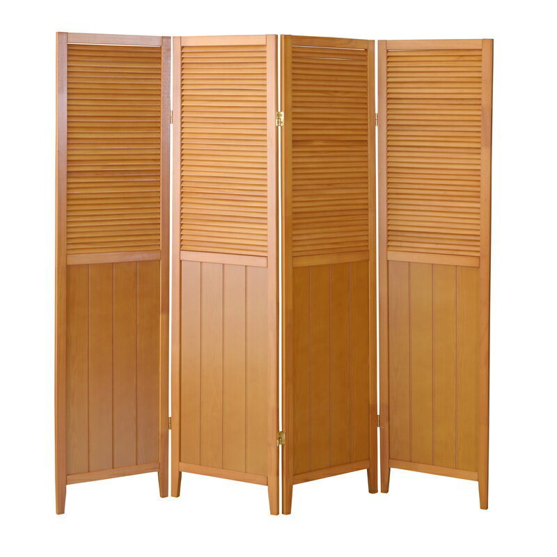 【ポイント20倍】スクリーン4連 W40×D4P×H160 ナチュラル