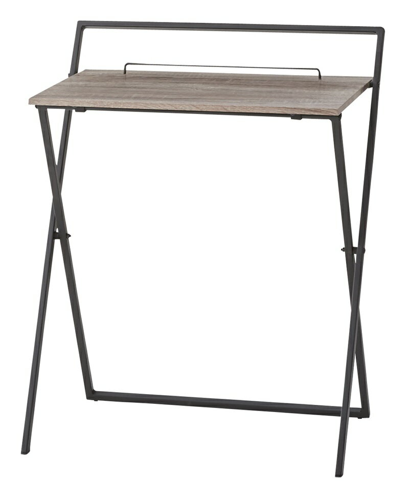 【ポイント20倍】フォールディングデスク W64×D45×H79 ブラック