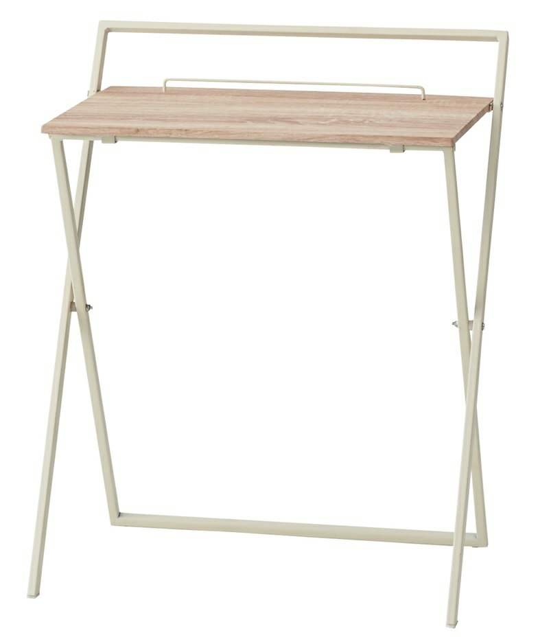 【ポイント20倍】フォールディングデスク W64×D45×H79 ホワイト