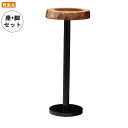 【クーポン配布中】カウンターチェアー パーツ単品 座+脚セット バーチェアー ハイチェアー 天然木 木製 (ナチュラル) 店舗 施設 コントラクト