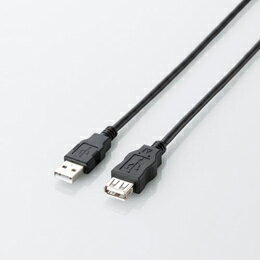 エレコム エコUSB2.0延長ケーブル(AM-AFタイプ) U2C-JE05BK
