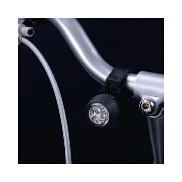 YAZAWA　自転車用LEDライト ミニタイプ 日亜製白色LED×3灯　LB101BK