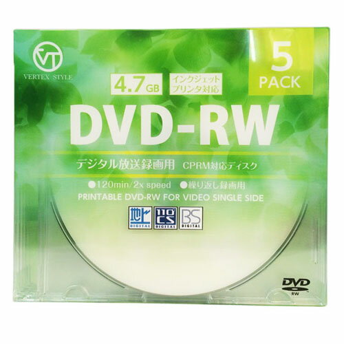 【ポイント20倍】VERTEX DVD-RW(Video with 