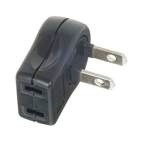 【クーポン配布中】YAZAWA L型プラグアダプター縦 Y02SA02BK