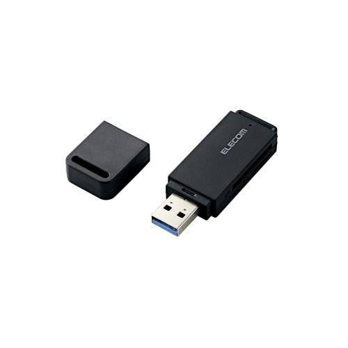 【ポイント20倍】エレコム USB3.0対応メモリカードリーダ(スティックタイプ) MR3-D011BK