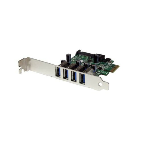 StarTech.com SuperSpeed USB 3.0 4ポート増設PCI ExpressインターフェースカードPEXUSB3S4V 1個 StarTech.com SuperSpeed USB 3.0 4ポート増設PCI ExpressインターフェースカードPEXUSB3S4V 1個