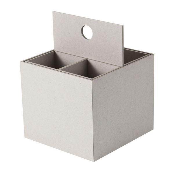 【クーポン配布中】紙製卓上収納 リトレイ ハンドルボックスタイプ RTY-HB01LG