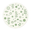 【マラソンでP最大47倍】(まとめ)TANOSEE ペーパーコースターガーデン(丸) 厚さ1mm 1パック(100枚)【×10セット】