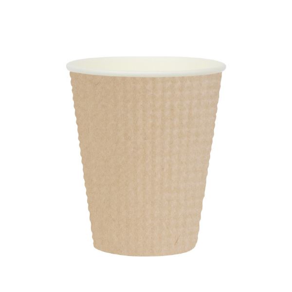 【クーポン配布中】（まとめ）サンナップ エンボスカップ未晒し260mL 40個（×5セット）