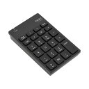 ナカバヤシ無線静音テンキーボード ブラック TNK-SR227NBK ...(2)