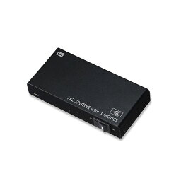 【ポイント20倍】ラトックシステム 4K60Hz対応 1入力2出力 HDMI分配器(動作モード機能付) RS-HDSP2M-4K