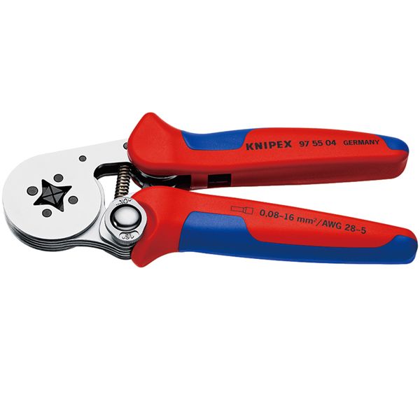 KNIPEX クニペックス 圧着ペンチ コンフォート 全長180mm 9755-04