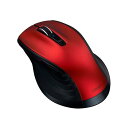【ポイント20倍】Digio デジオ F_line Bluetooth静音5ボタンBlueLEDマウス Lサイズ レッド MUS-BKF149R(2)