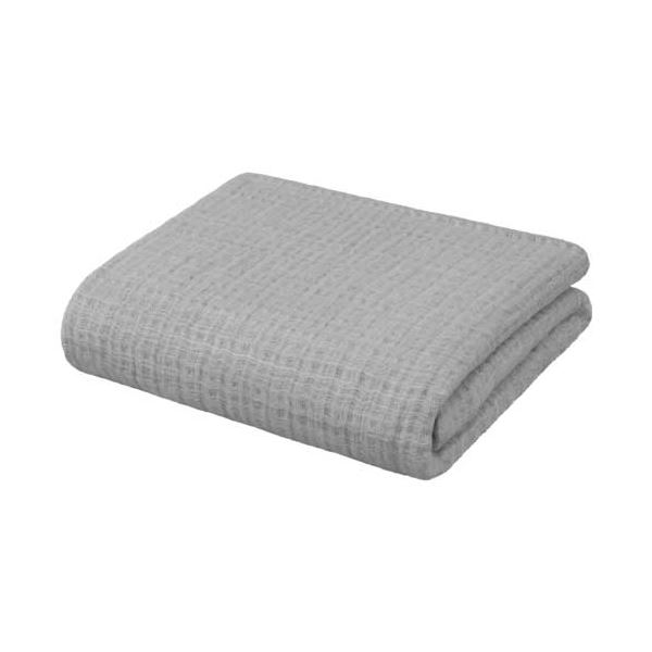 【クーポン配布中】8重ガーゼタオルケット140×190cm グレー
